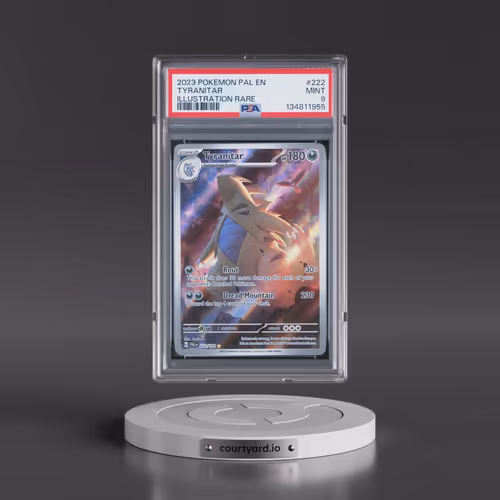 2023 Pokémon Pal EN-Paldea Evolved #222 Tyranitar - Illustration Rare (PSA 9 MINT)