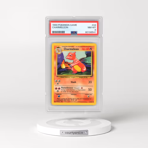 1999 Pokémon Game #24 Charmeleon (PSA 8 NM-MT)