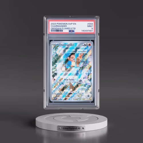 2023 Pokémon Svp EN-SV Black Star Promo #044 Charmander - Obsidian Flames Elite Trainer Box (PSA 9 M