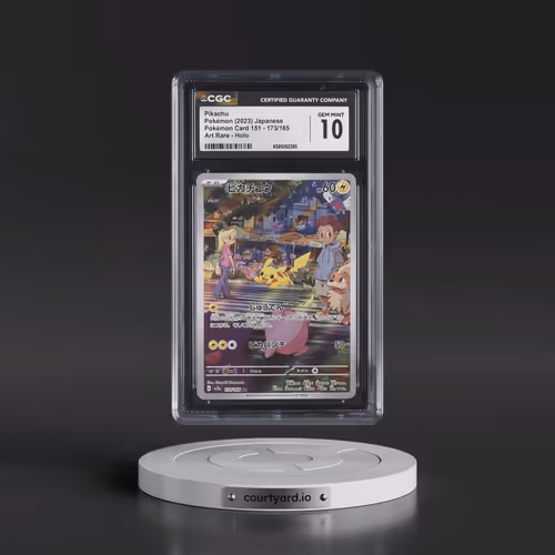 2023 Pokémon Card 151 #173/165 Pikachu - Art Rare Holo (CGC 10 GEM MINT)