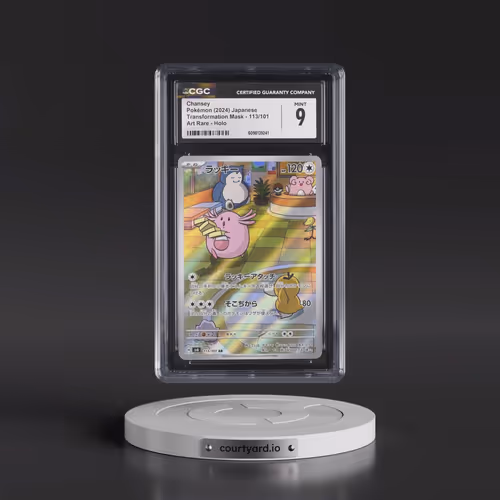 2024 Transformation Mask #113/101 Chansey - Art Rare Holo (CGC 9 MINT)