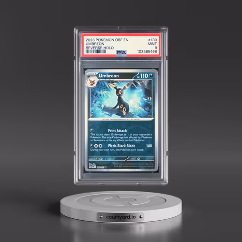 2023 Pokémon Obf EN-Obsidian Flames #130 Umbreon - Reverse Holo (PSA 9 MINT)