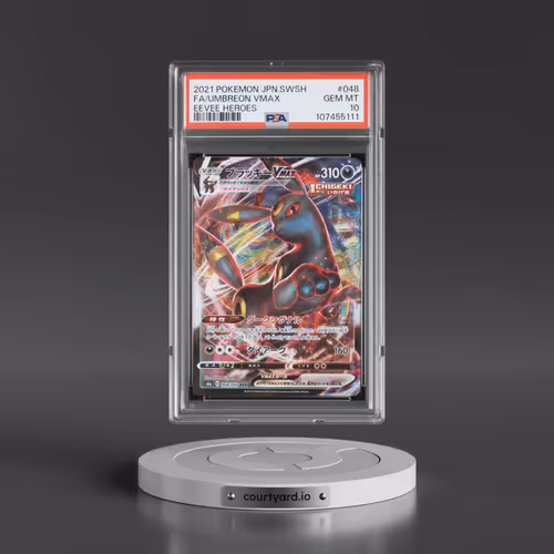 2021 Pokémon Sword & Shield Eevee Heroes #048 Umbreon Vmax - Full Art (PSA 10 GEM MINT)