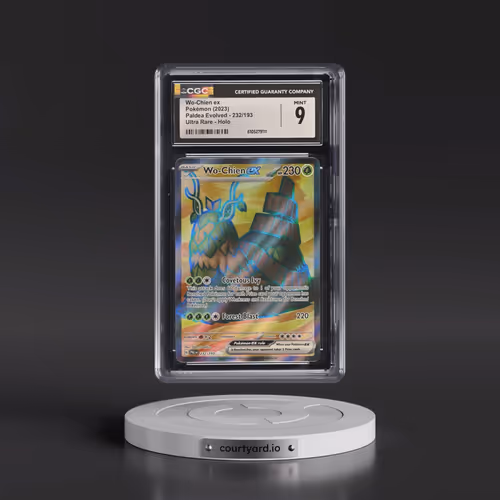 2023 Paldea Evolved - PAL EN #232/193 Wo-Chien ex - Ultra Rare Holo (CGC 9 MINT)