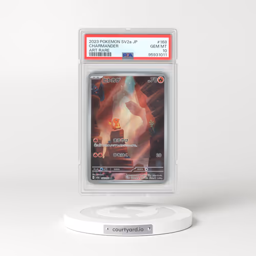 2023 Pokémon Sv2a-Pokemon 151 #168 Charmander - Art Rare (PSA 10 GEM MINT)