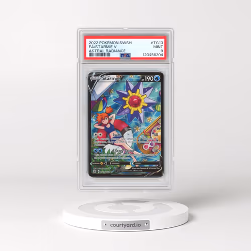 2022 Pokémon Sword & Shield Astral Radiance #TG13 Starmie V - Holo Full Art (PSA 9 MINT)