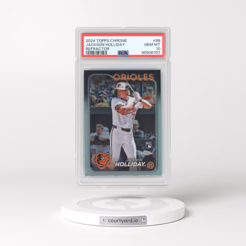 2024 Topps Chrome #88 Jackson Holliday - Refractor (PSA 10 GEM MINT)