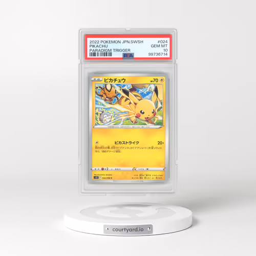 2022 Pokémon Sword & Shield Paradigm Trigger #024 Pikachu (PSA 10 GEM MINT)