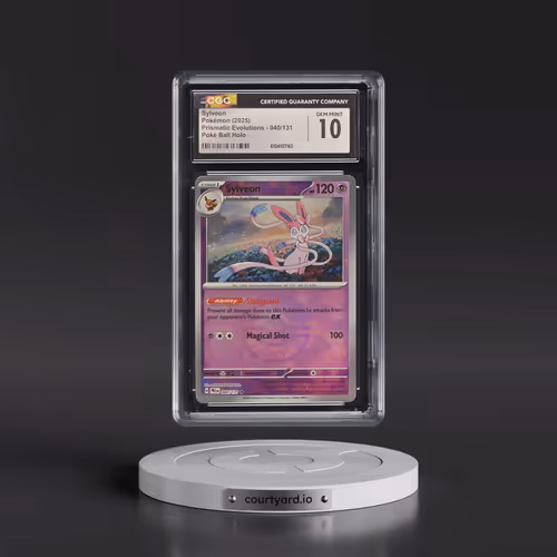 2024 Prismatic Evolutions - PRE EN #040/131 Sylveon - Poké Ball Holo (CGC 10 GEM MINT)