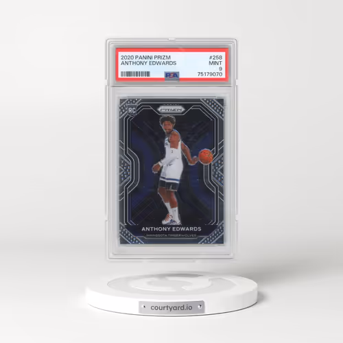 2020 Panini Prizm #258 Anthony Edwards (PSA 9 MINT)