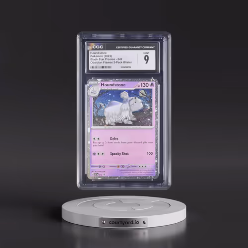 2023 Black Star Promos - Scarlet & Violet SVPEN #042 Houndstone - Obsidian Flames 3-Pack Blister (Co