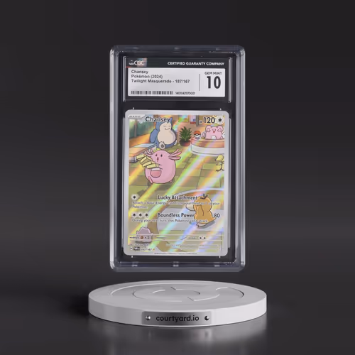 2024 Twilight Masquerade - TWM EN #187/167 Chansey - Illustration Rare Holo (CGC 10 GEM MINT)