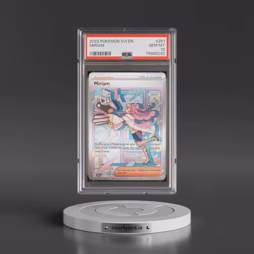 2023 Pokémon Svi EN-Scarlet & Violet #251 Miriam - Special Illustration Rare (PSA 10 GEM MINT)