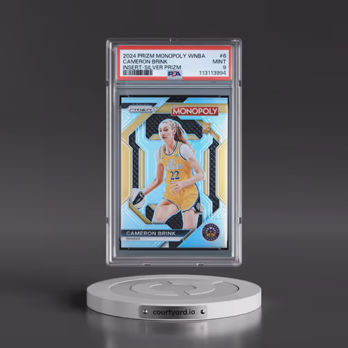 2024 Panini Prizm Monopoly WNBA Insert #6 Cameron Brink - Silver Prizm (PSA 9 MINT)