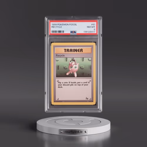 1999 Pokémon Fossil #61 Recycle (PSA 8 NM-MT)