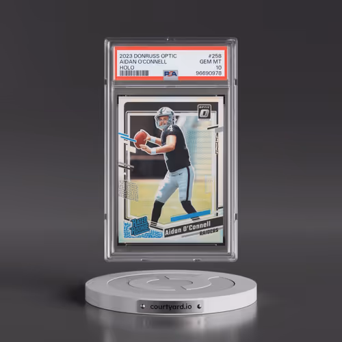 2023 Panini Donruss Optic #258 Aidan O'Connell - Holo (PSA 10 GEM MINT)
