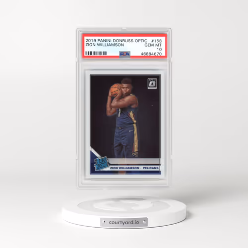 2019 Panini Donruss Optic #158 Zion Williamson (PSA 10 GEM MINT)