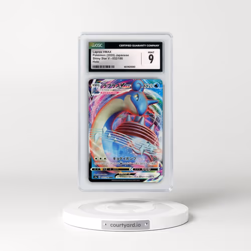 2020 Shiny Star V #032/190 Lapras VMAX - Holo (CGC 9 MINT)