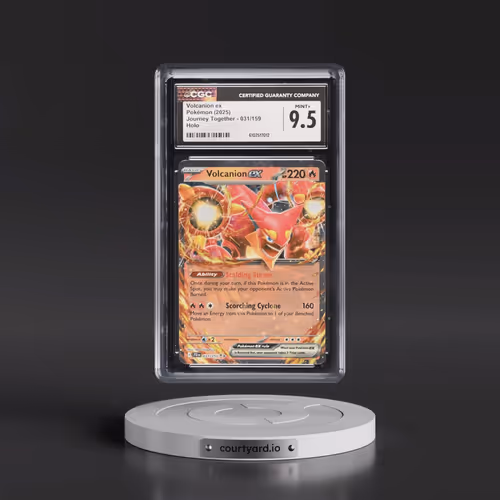 2025 Journey Together - JTG EN #031/159 Volcanion ex - Holo (CGC 9.5 MINT+)