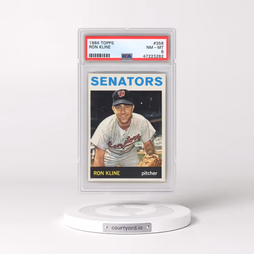 1964 Topps #358 Ron Kline (PSA 8 NM-MT)