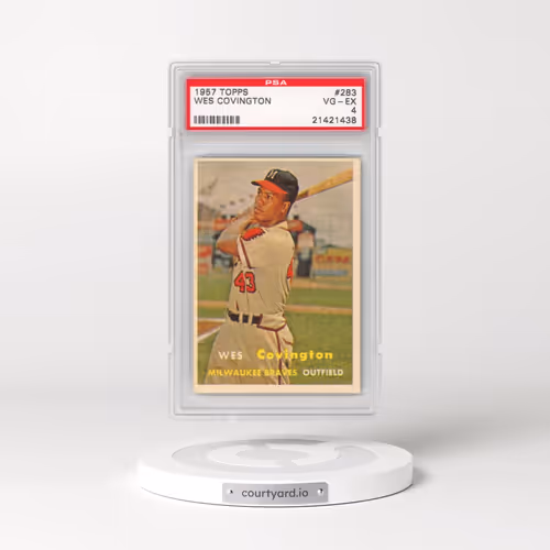 1957 Topps #283 Wes Covington (PSA 4 VG-EX)
