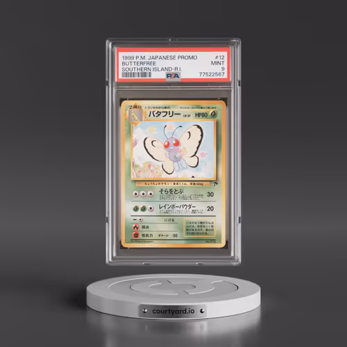 1999 Pokémon Promo Southern Islands #12 Butterfree - Southern Island-R.I. (PSA 9 MINT)