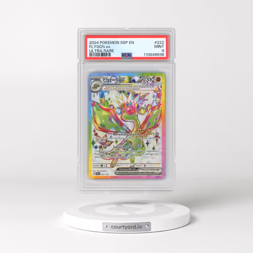 2024 Pokémon Ssp EN-Surging Sparks #222 Flygon EX - Holo Ultra Rare (PSA 9 MINT)