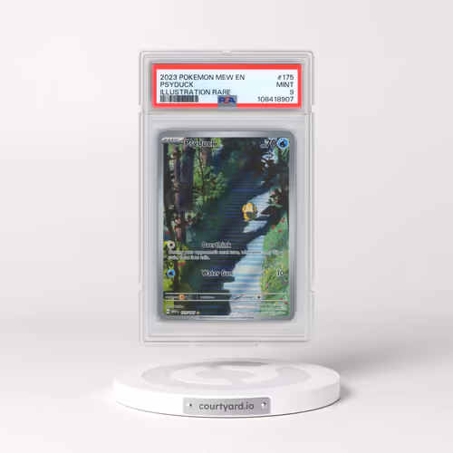 2023 Pokémon Mew EN-151 #175 Psyduck - Illustration Rare (PSA 9 MINT)