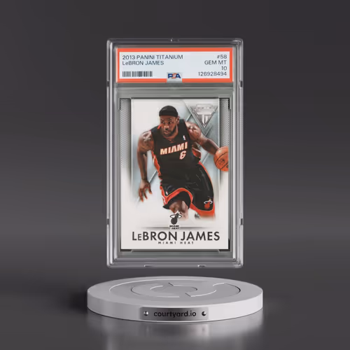 2013 Panini Titanium #58 LeBron James (PSA 10 GEM MINT)