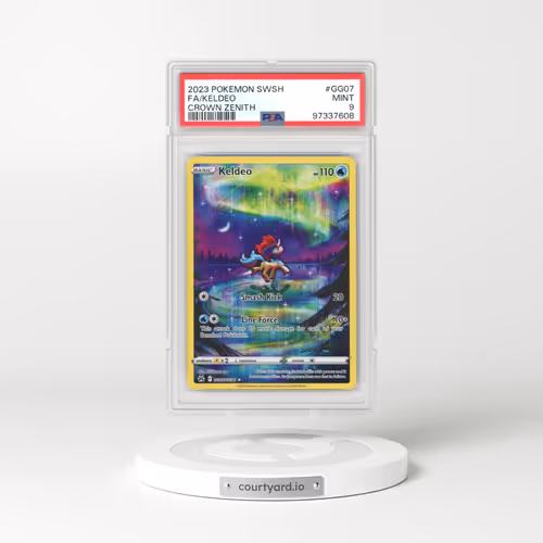 2022 Crown Zenith #GG07 Keldeo - Galarian Gallery Holo (PSA 9 MINT)