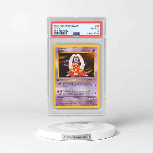 1999 Pokémon Game #31 Jynx - 1st Edition (PSA 8 NM-MT)