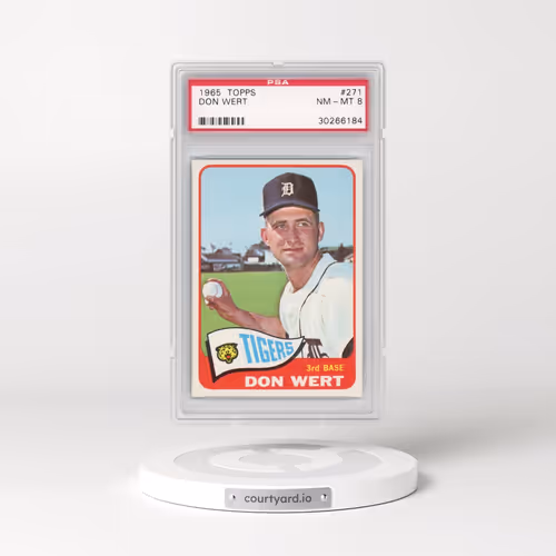 1965 Topps #271 Don Wert (PSA 8 NM-MT)