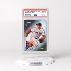 2021 Bowman Sterling #BSR98 Bobby Dalbec (PSA 10 GEM MINT)