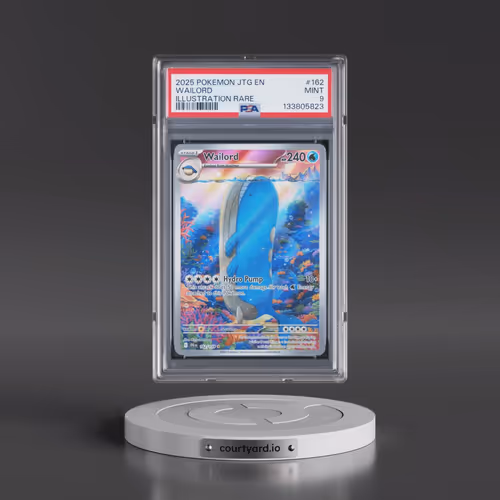 2025 Pokémon Jtg EN-Journey Together #162 Wailord - Illustration Rare (PSA 9 MINT)