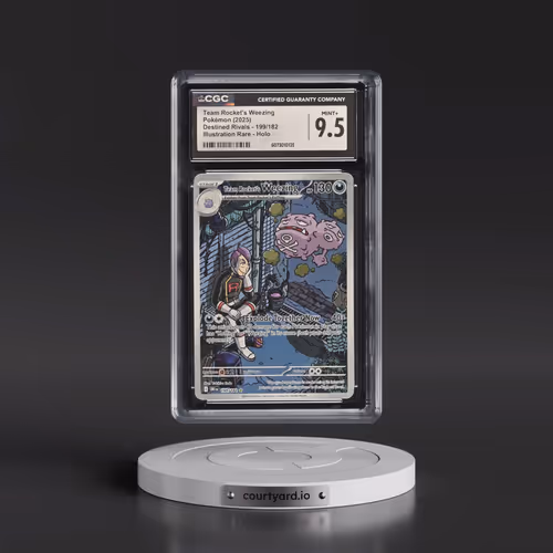 2025 Destined Rivals - DRI EN #199/182 Team Rocket's Weezing - Illustration Rare Holo (CGC 9.5 MINT+