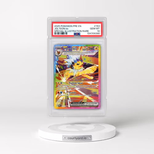 2025 Pokémon Pre EN-Prismatic Evolutions #153 Jolteon EX - Holo Special Illustration Rare (PSA 10 GEM MINT)