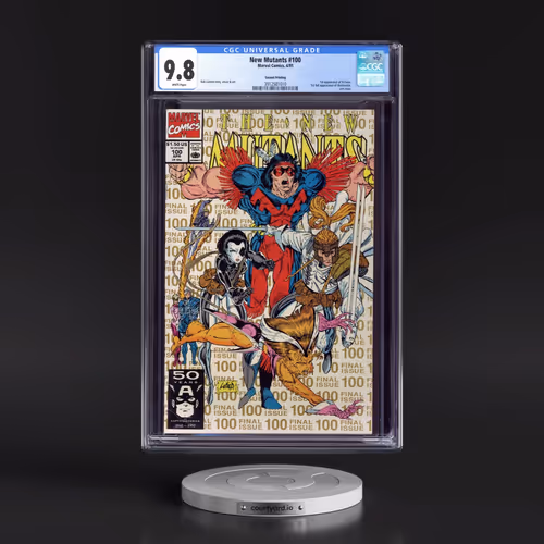 New Mutants #100 CGC 9.8 White Pages (Marvel Comics, 4/91) - Universal Second Printing