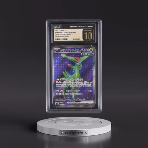 2024 Cyber Judge #084/071 Iron Leaves ex - Super Rare Holo (CGC 10 PRISTINE)