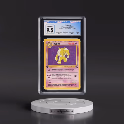 1999 Fossil #23/62 Hypno - 1st Edition 1st Edition (CGC 10 GEM MINT)
