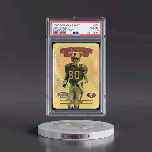 2000 Bowman's Best Franchise 2000 #F17 Jerry Rice (PSA 8 NM-MT)