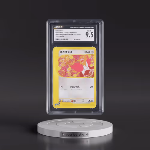2001 Base Expansion Pack #027/128 Spearow - 1st Edition (CGC 9.5 MINT+)