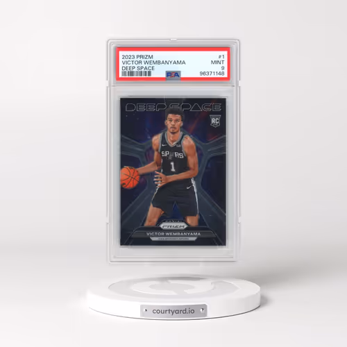 2023 Panini Prizm Deep Space #1 Victor Wembanyama (PSA 9 MINT)