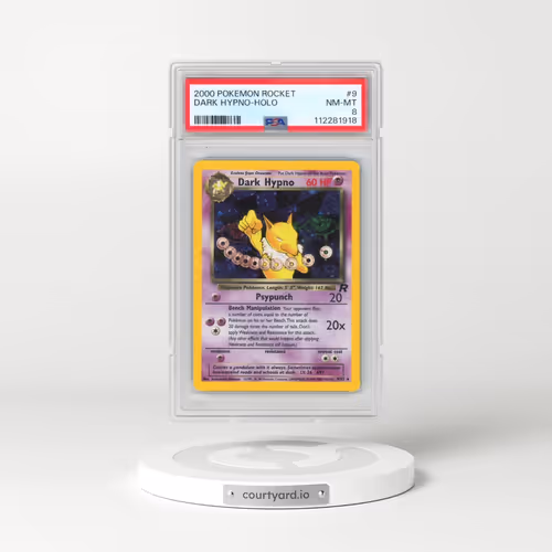 2000 Pokémon Rocket #9 Dark Hypno - Holo (PSA 8 NM-MT)
