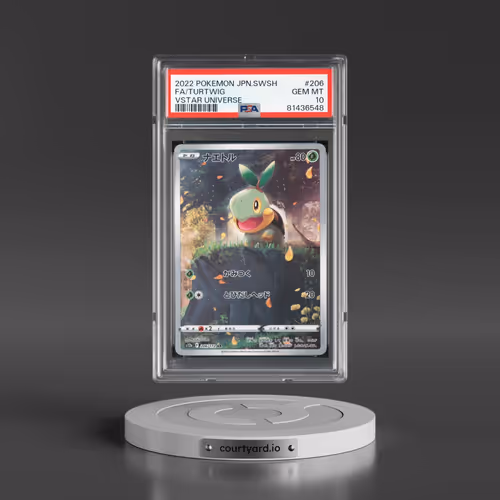 2022 Pokémon Sword & Shield Vstar Universe #206 Turtwig - Full Art (PSA 10 GEM MINT)