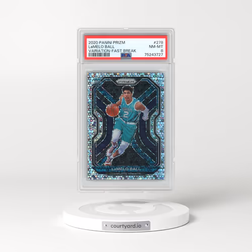 2020 Panini Prizm #278 LaMelo Ball - Variation-Fast Break (PSA 8 NM-MT)