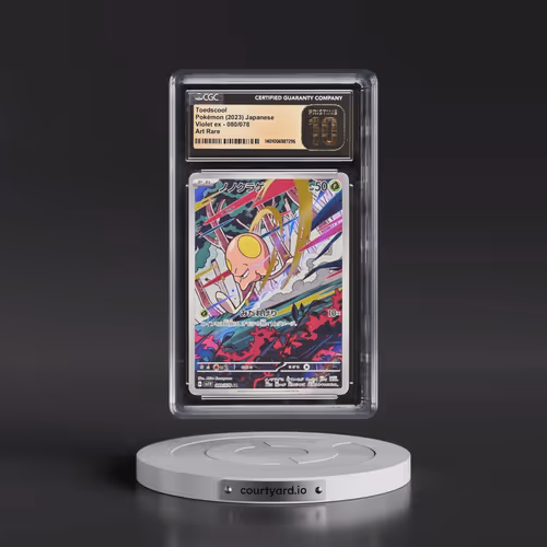 2023 Pokémon Sv1v-Violet EX #080 Toedscool - Art Rare (CGC 10 PRISTINE)