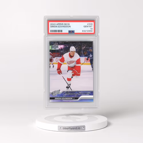 2023 Upper Deck #228 Simon Edvinsson (PSA 10 GEM MINT)
