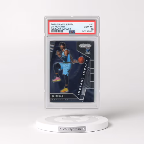 2019 Panini Prizm Instant Impact #12 Ja Morant (PSA 10 GEM MINT)