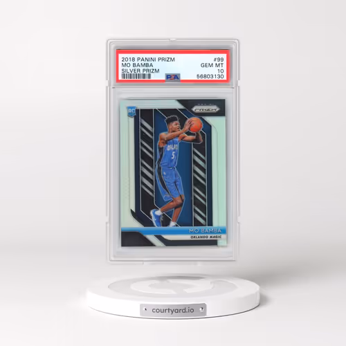 2018 Panini Prizm #99 Mo Bamba - Silver Prizm (PSA 10 GEM MINT)