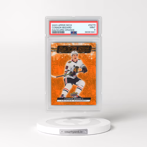 2023 Upper Deck Dazzlers #DZ79 Connor Bedard - Orange (PSA 9 MINT)